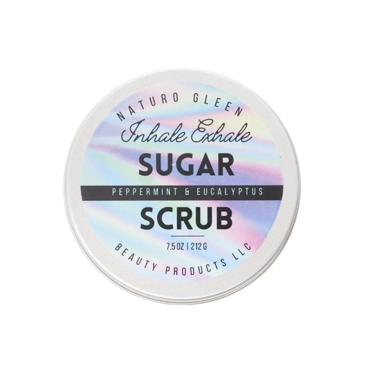 Peppermint & Eucalyptus - Exfoliating & Hydrating - Aromatherapy Sugar Scrub -Body Scrub