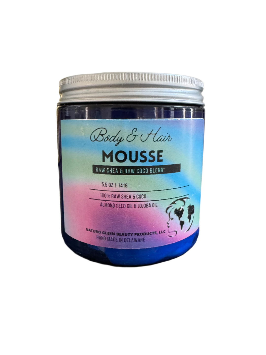 Body & Hair Mousse Butter made with Raw Coco and Shea Butter