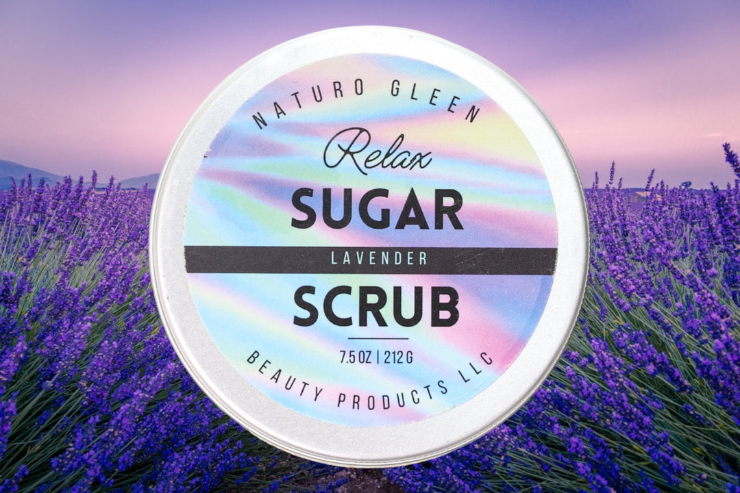 Lavender Exfoliating & Hydrating - Aromatherapy Sugar Scrub - Body Scrub