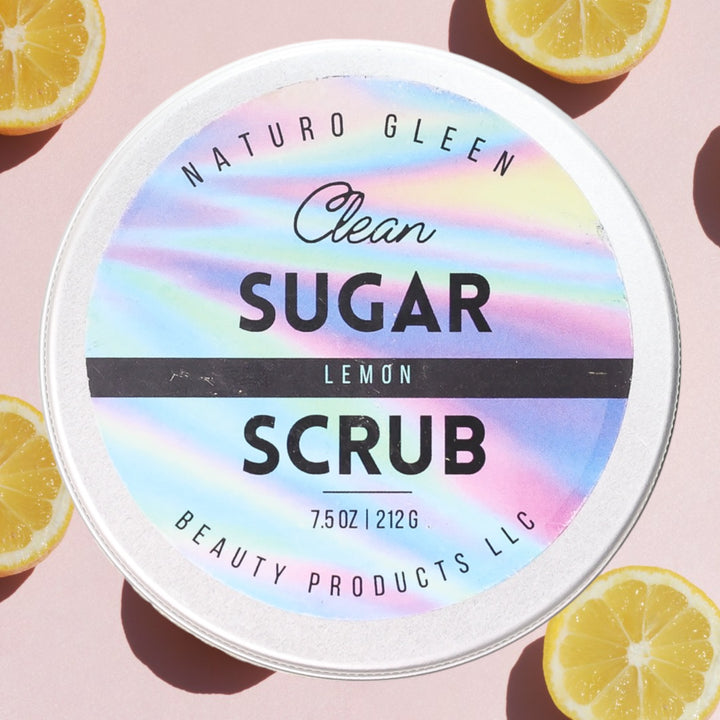 Lemon Exfoliating & Hydrating - Aromatherapy Sugar Scrub -Body Scrub