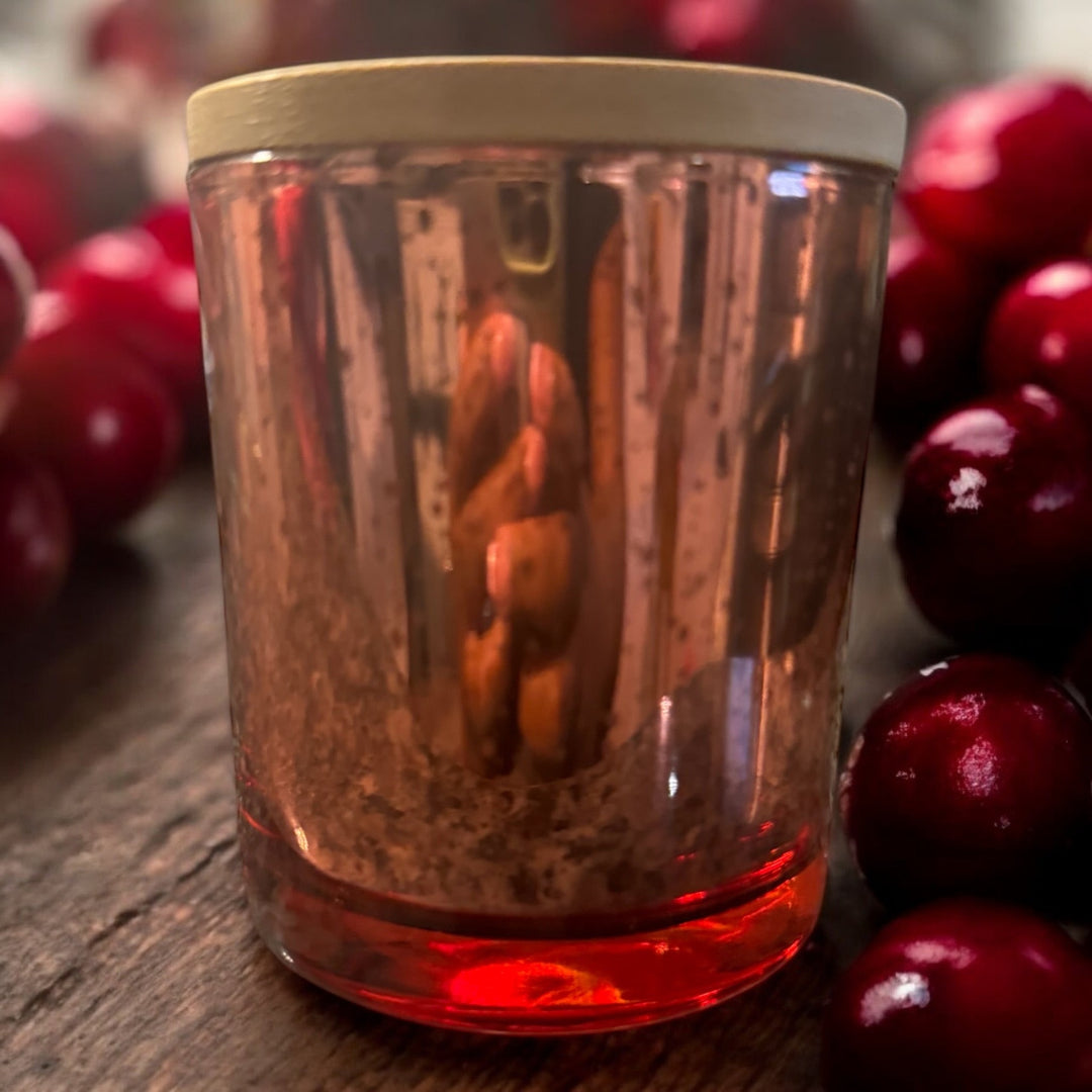 100% Organic Soy Candle - Berry Best Candle - Cranberry Woods